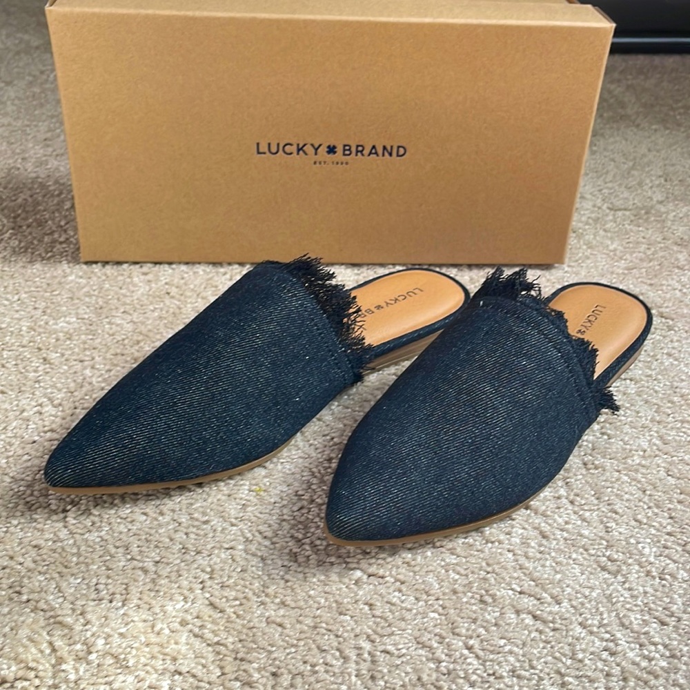 Lucky Brand denim shoes